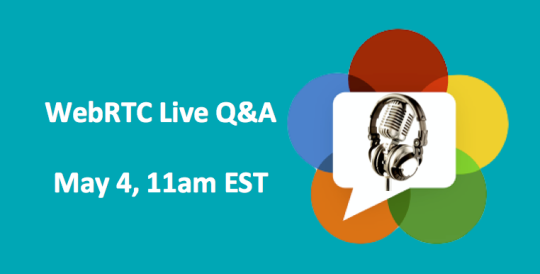 WebRTC live Q&A session registration